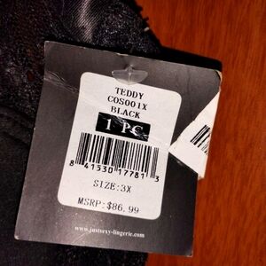 Black & Red Dirty Sexy Lingerie